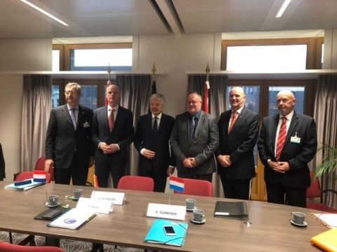 Comité de ministres de lâ Union Benelux à Bruxelles
